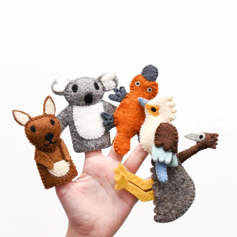Australian Animals Finger Puppets Bauhaus