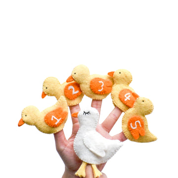 Five Little Ducks Finger Puppets