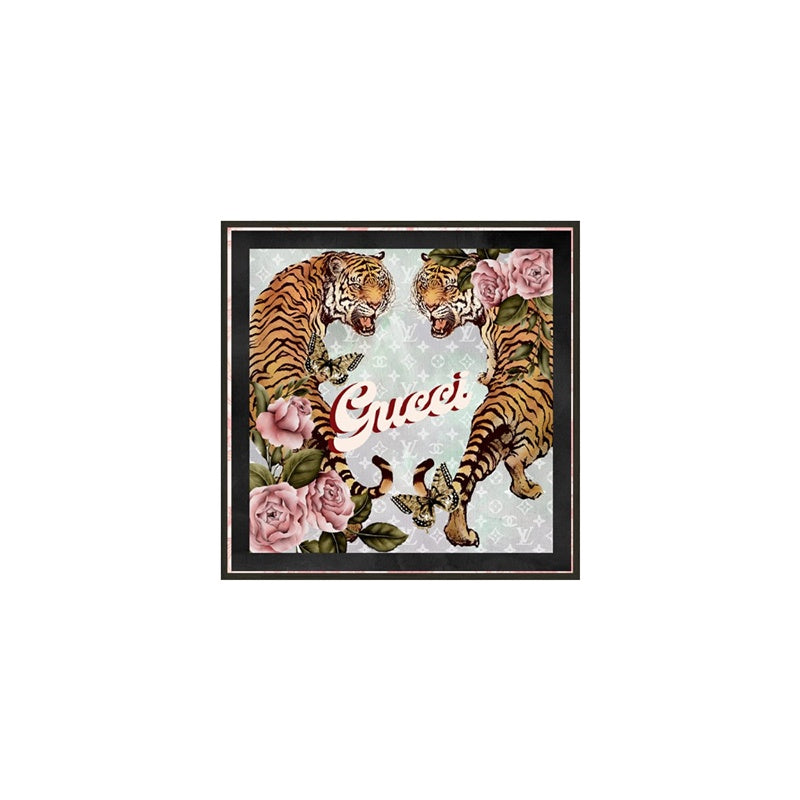 Floral G Framed Print