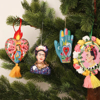 Guadalupe Heart Hanging Ornament