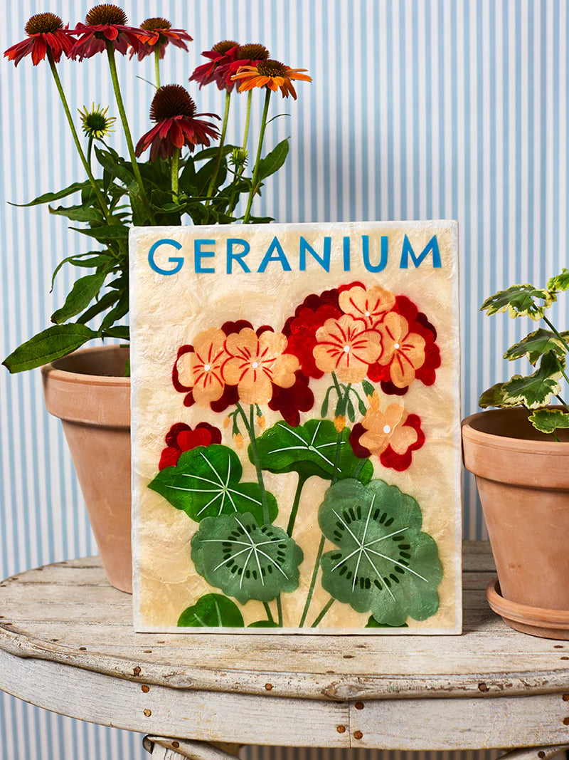 Geranium Market Wall Art