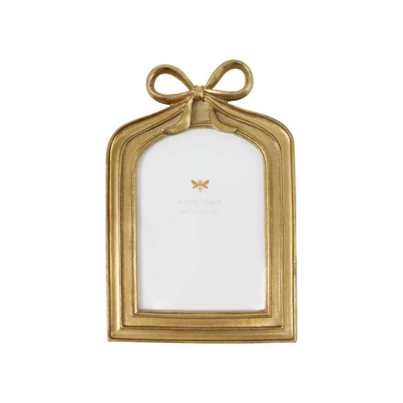 Golden  Bow Photo Frame