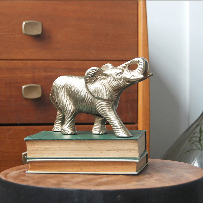 Gold Elephant Statue