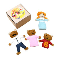 Goldilocks Finger Puppets