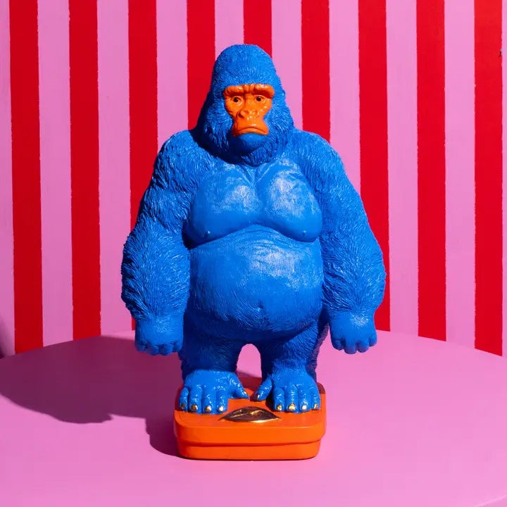 Blue Gorilla Statue