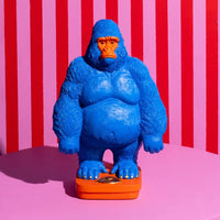 Blue Gorilla Statue