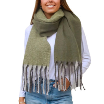 Sage Green Winter Scarf