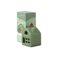 Green Cottage Incense and Tea Light Holder