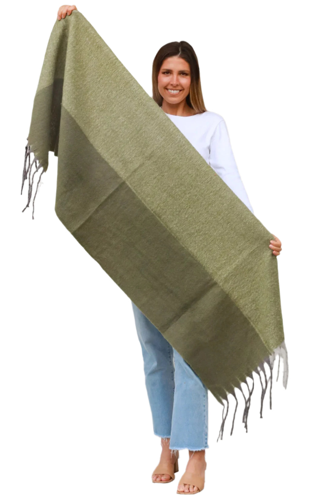 Sage Green Winter Scarf