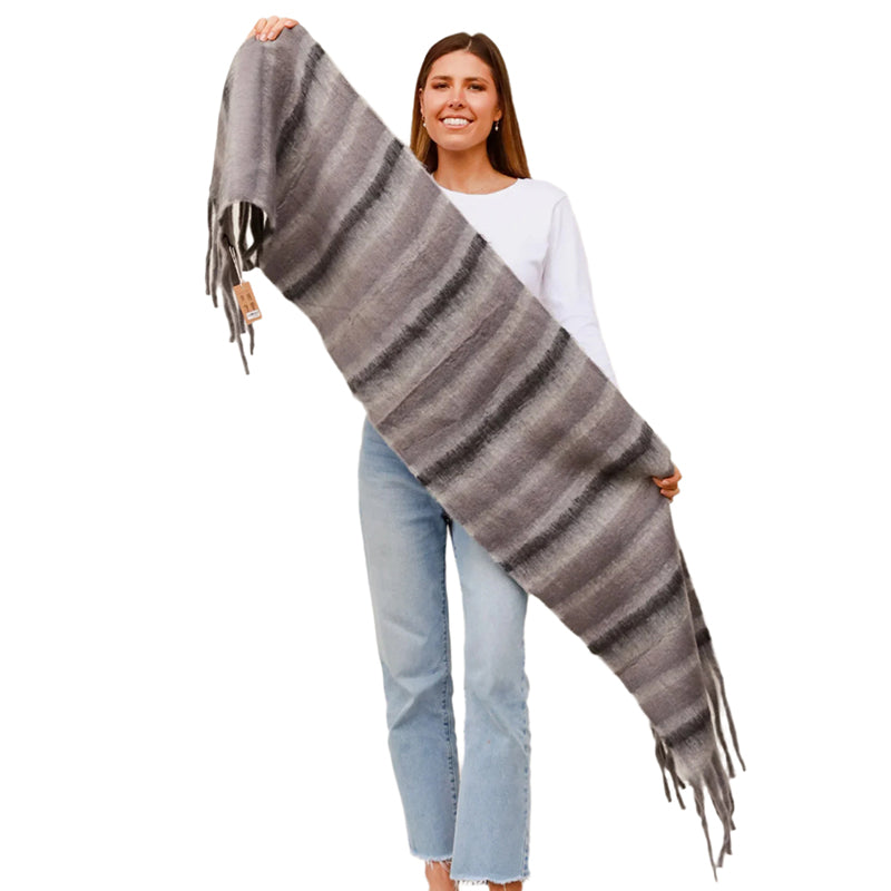Grey Winter Scarf