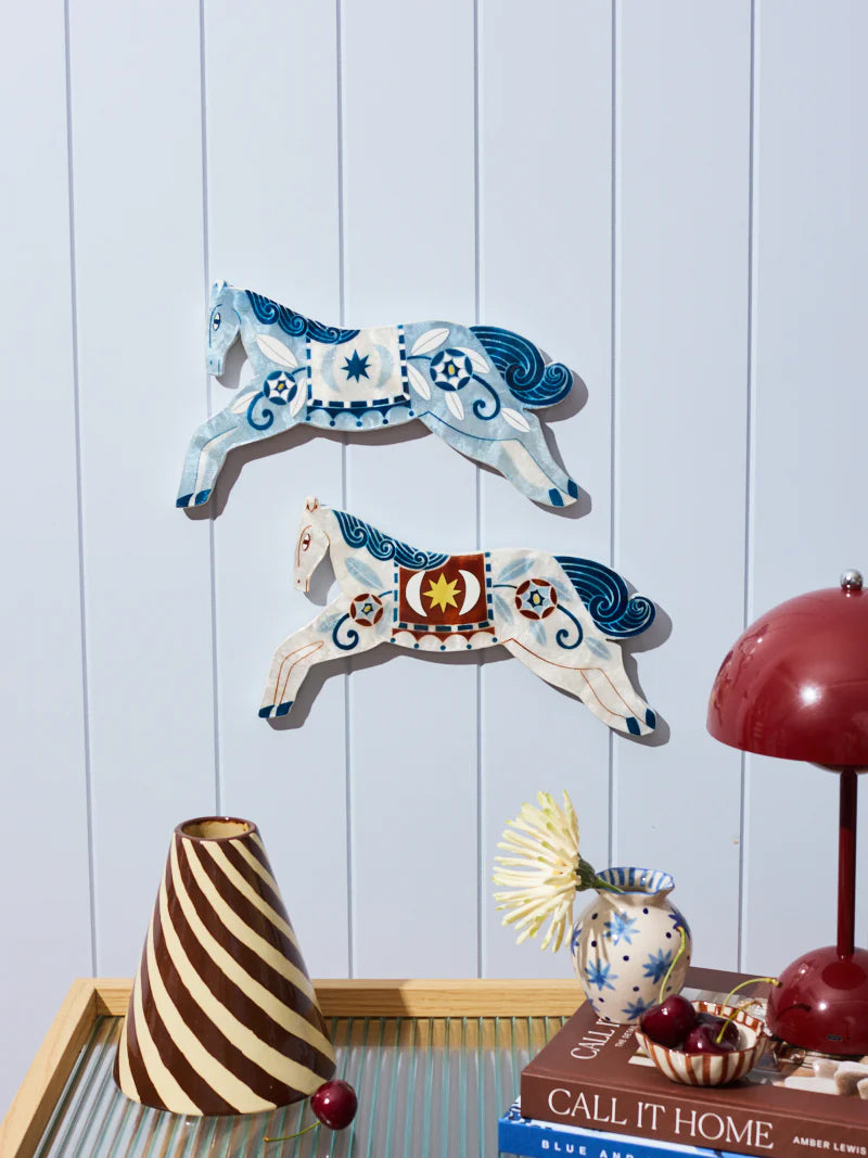 White Horse Paloma Wall Art