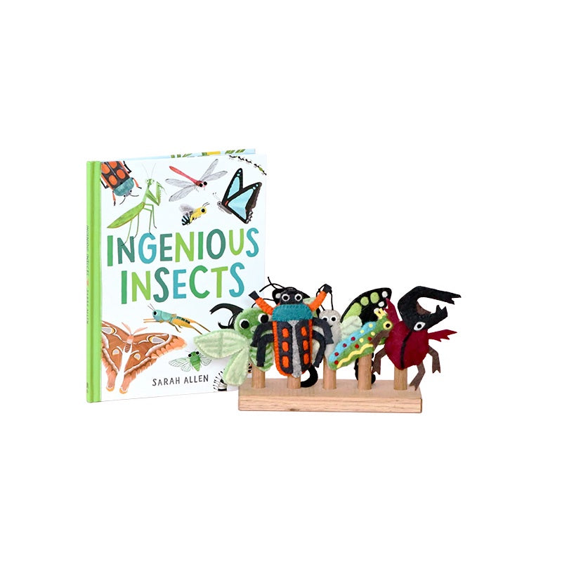 Ingenious Insects Finger Puppets and Book Set by Sarah Allen