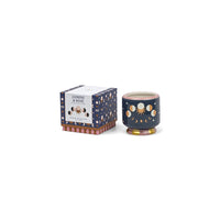 Jasmine and Rose Moon Phases Ceramic Candle