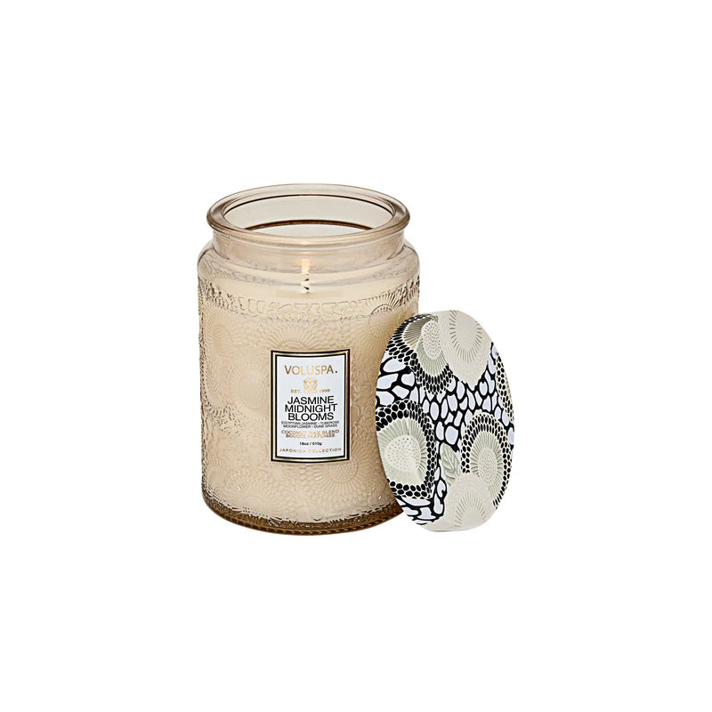 Voluspa Jasmine Midnight Blooms Candle