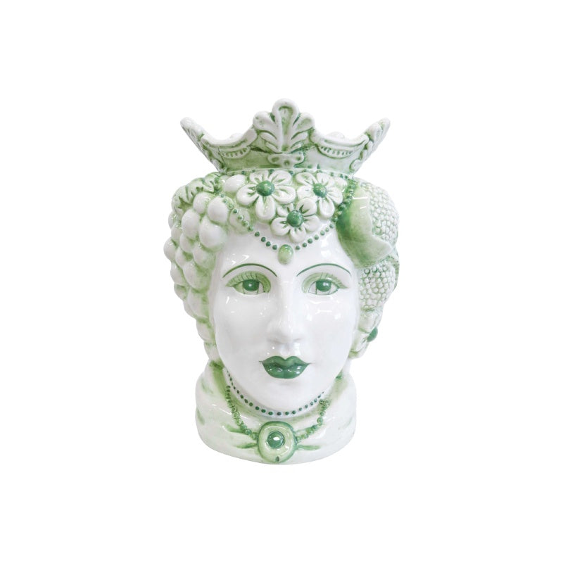 Green Palermo Queen Vase-Large