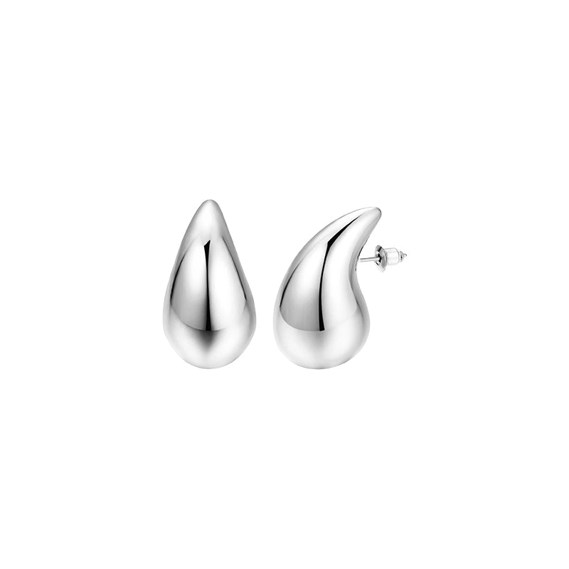 Hailey Teardrop Earrings - Silver