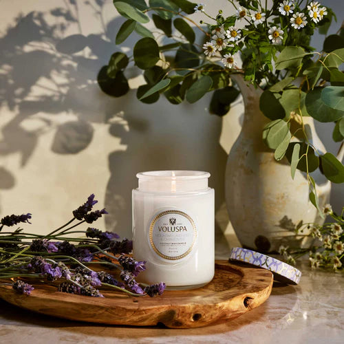 Voluspa Mountain Lavender & Chamomile Candle