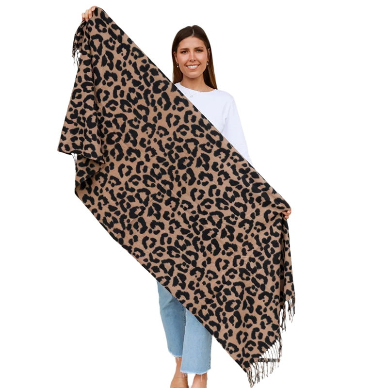 Leopard Winter Scarf