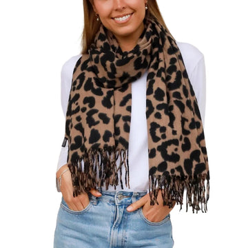 Leopard Winter Scarf