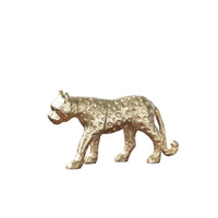 Gold Leopard Statue