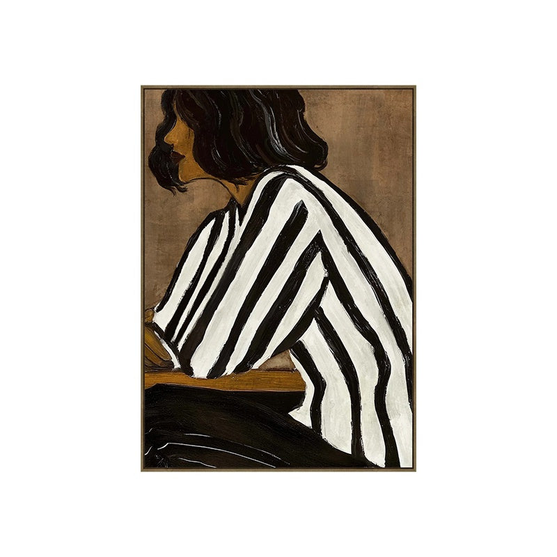 Linear Grace Framed Print