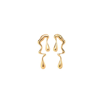 Liquid Gold Drop Earrings