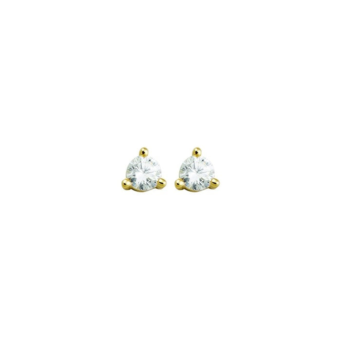 Gold Plated Birthstone Studs