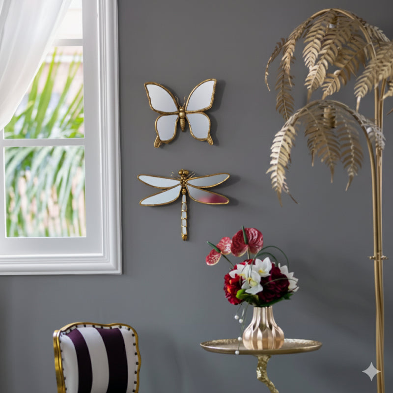 Butterfly Mirror Wall Decor