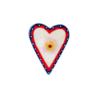 Poppy Heart Plaque