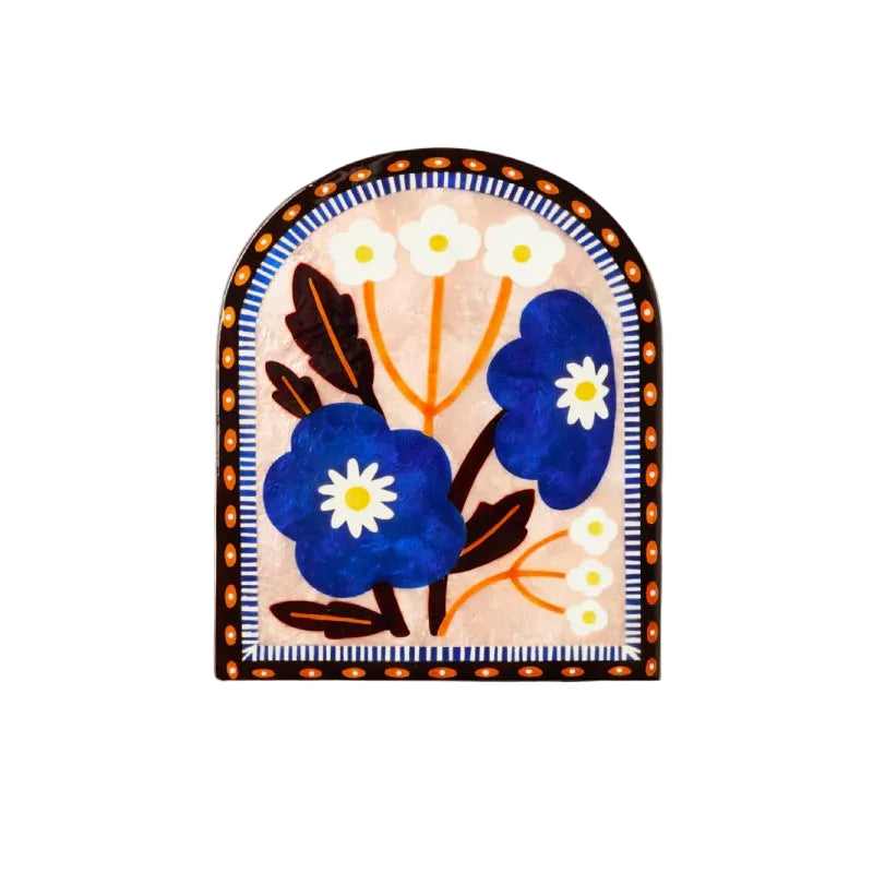 Bloom Nouveau Pink Arch Wall Art
