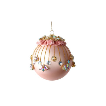 Paris Pink Hanging Bauble