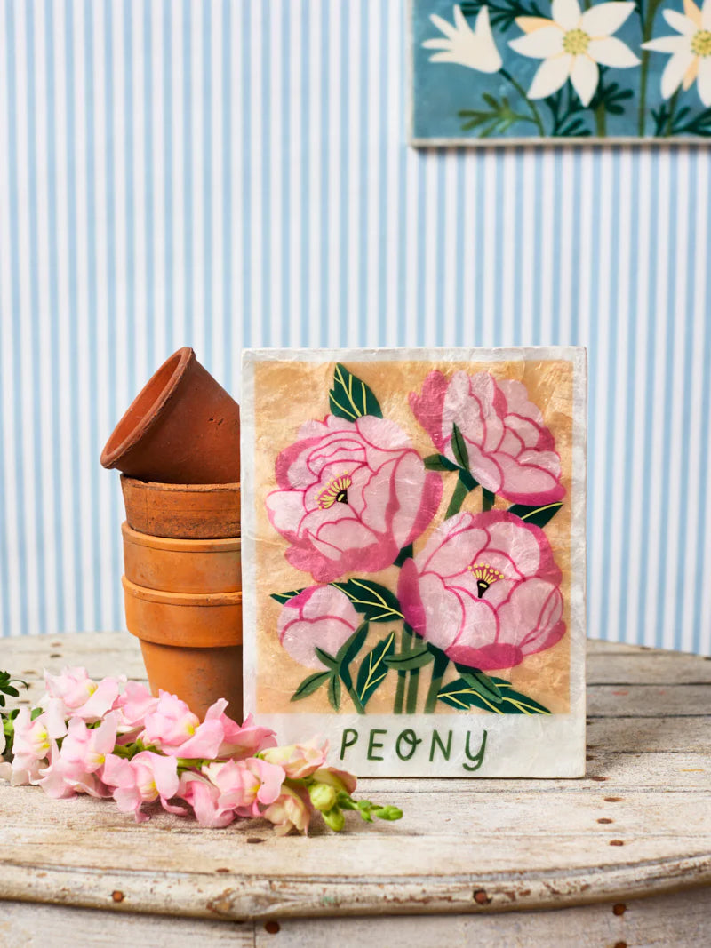Peony Market Wall Art