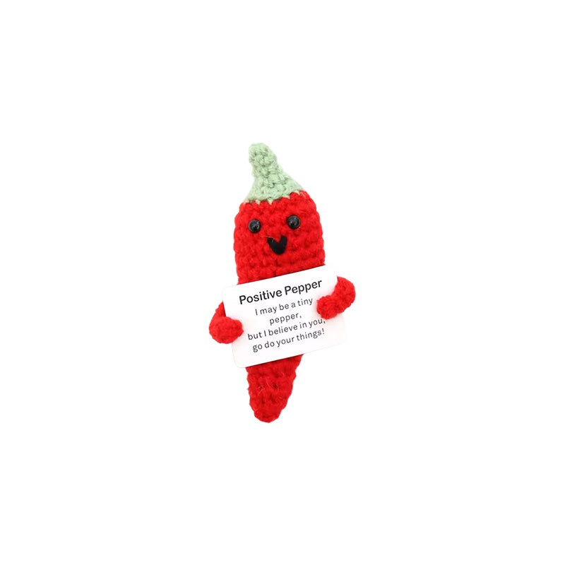 Crochet Affirmation Friends - Chill Pepper