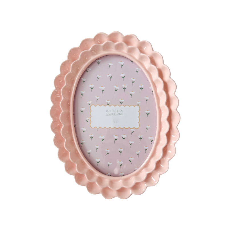 Oval Petal Photo Frame 5 x 7