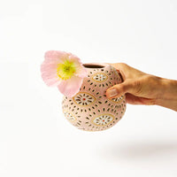 Pink Eyes Pollen Vase