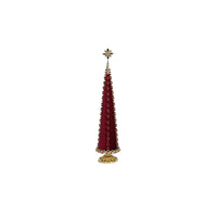 Red Crystal Christmas Tree