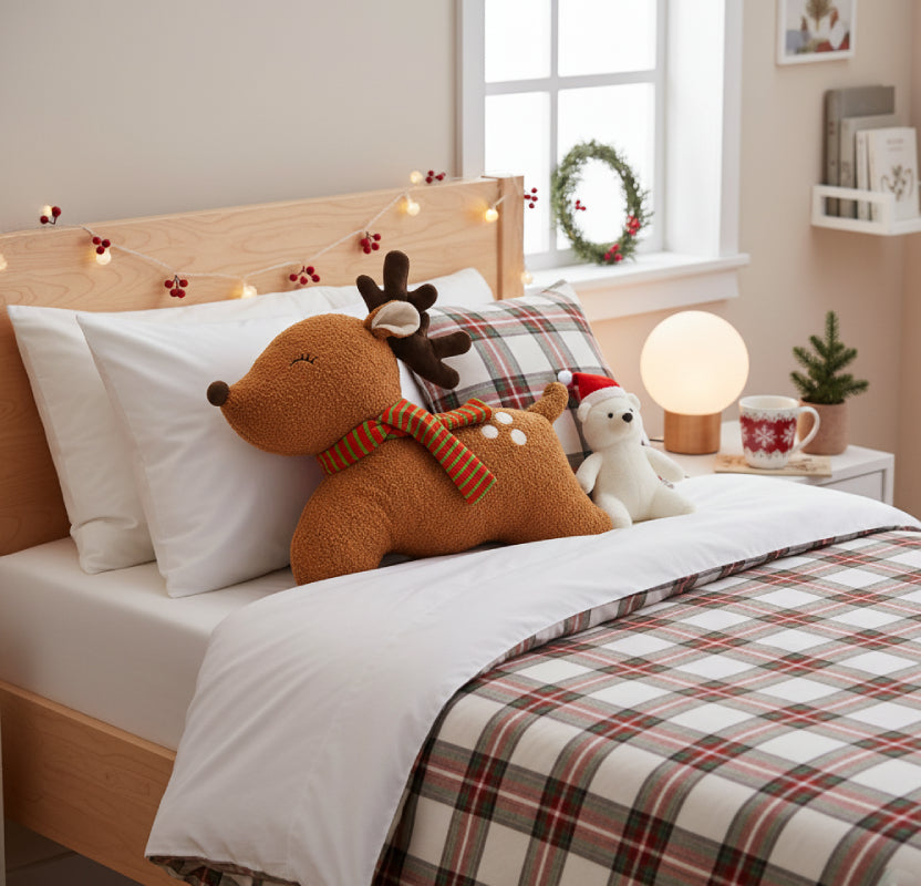 Reindeer Christmas Cushion