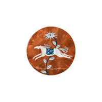 Round Horse Paloma Wall Art