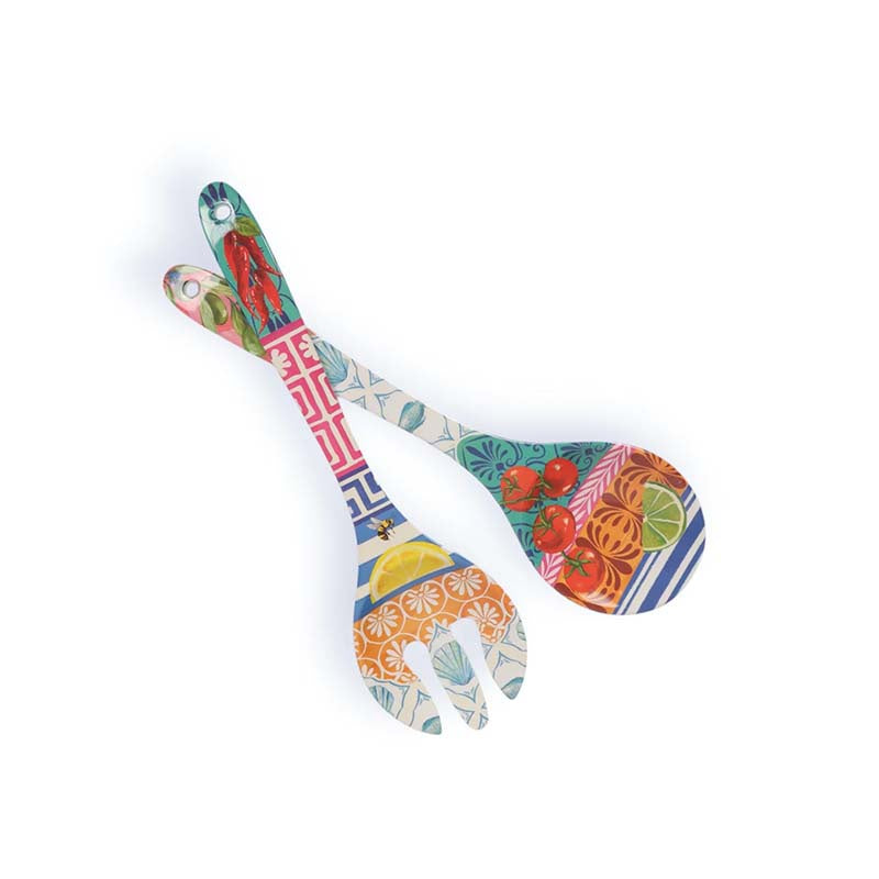 Mediterranean Summer Salad Servers