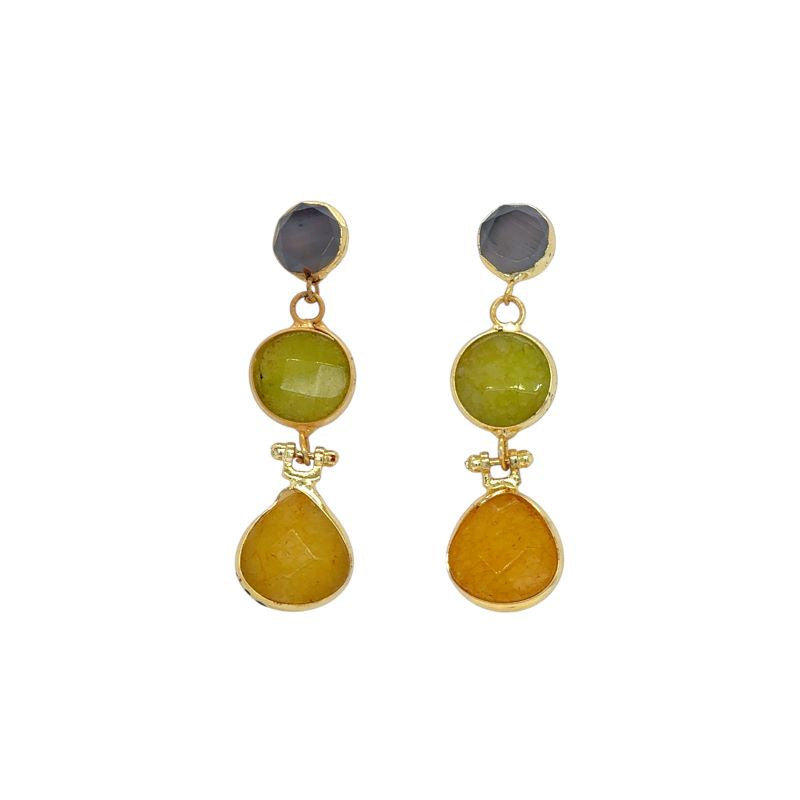 Aivo Sari Triple Drop Earrings