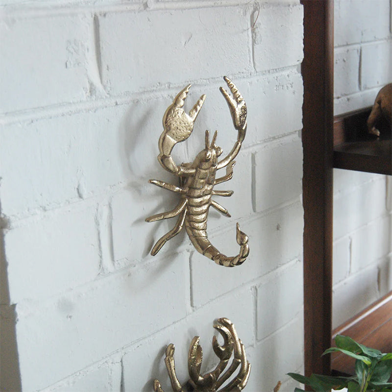 Gold Scorpion Wall Art