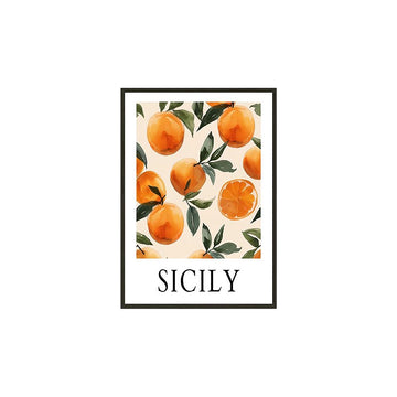 Sicily Orange Print