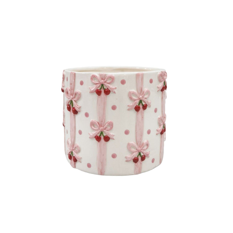 Cherry Bow Planter