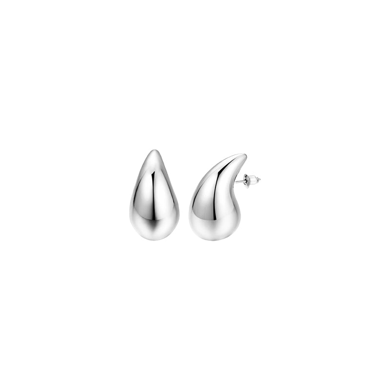 Hailey Teardrop Earrings - Silver