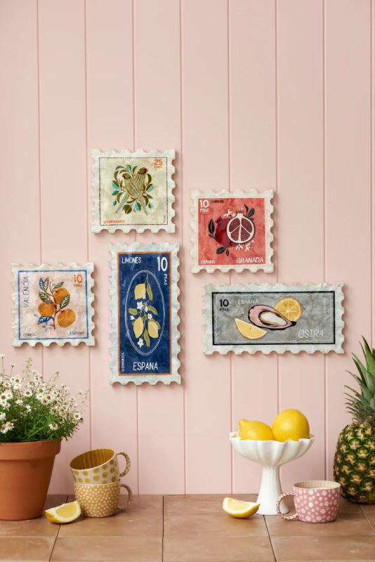 Fiesta Limones Stamp Wall Art