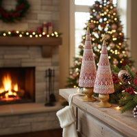 Cone Christmas Tree - Red