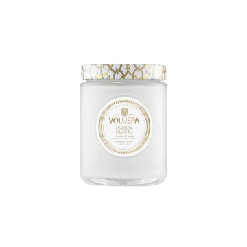 Voluspa Suede Blanc Candle
