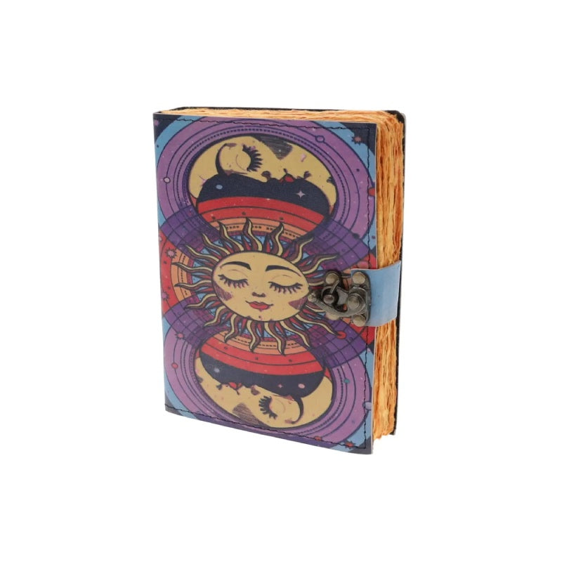 Sun/Moon Leather Printed Journal
