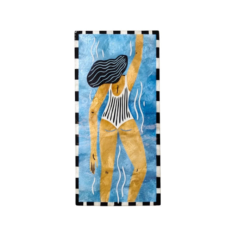 Beach Day Swim Wall Art