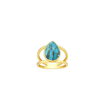 Turquoise Cutout Ring